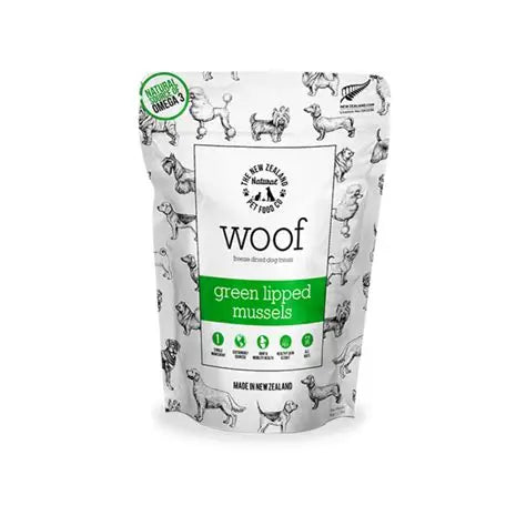 New Zealand Woof FD Dog Treat / Green Lipped Mussels 1.76oz