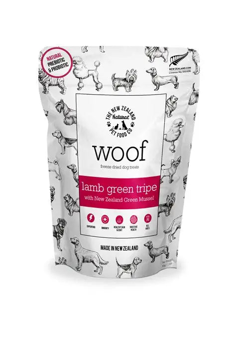 New Zealand Woof FD Lamb Green Tripe 1.4oz