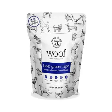 New Zealand Woof FD Beef Green Tripe 1.4oz