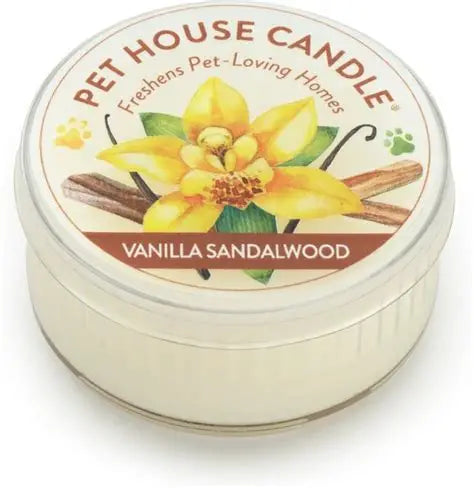 Pet House Candle Mini / Vanilla Sandalwood 1.5oz