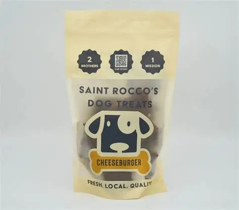 Saint Roccos Dog Treat Cheeseburger 3oz