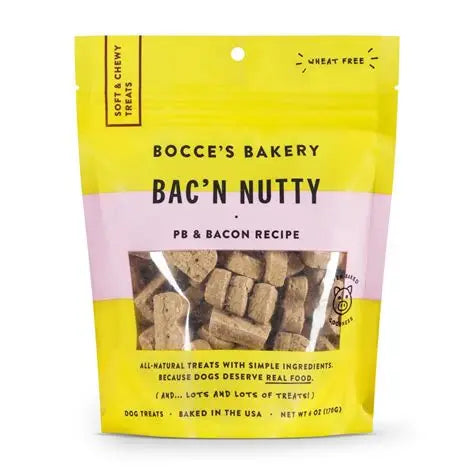 Bocce's Dog Treat Everyday S&C Bac & Nutty 6oz Bag