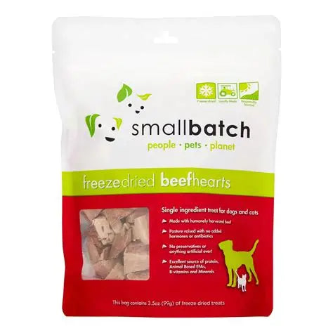 Small Batch FD Hearts Beef 3.5oz