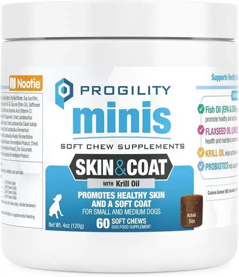 Nootie Progility Mini Skin & Coat 60 count