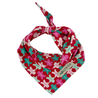 Rosewood Tartan + Gingerbread - Reversible Dog Bandana