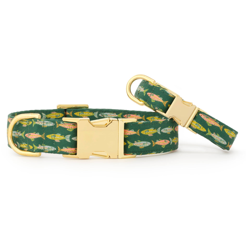 Gone Fishing Dog Collar